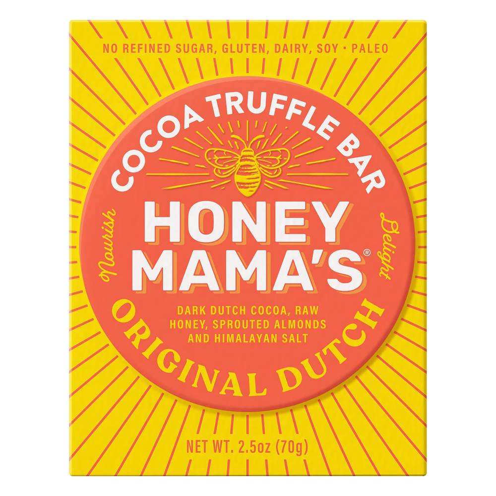 Honey Mama's Original Dutch Cocoa Truffle Bar (2.5 oz)