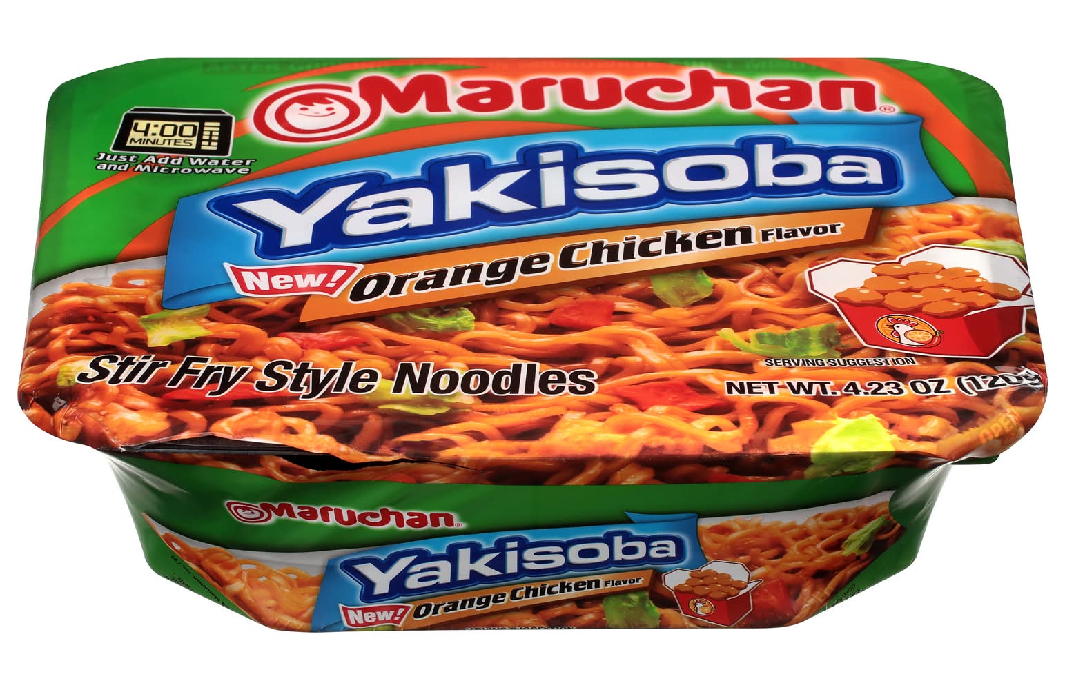 Maruchan Yakisoba Stir Fry Noodles, Orange Chicken (4.23 oz)