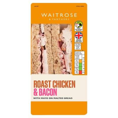 Waitrose Roast Chicken & Bacon Sandwich (each)