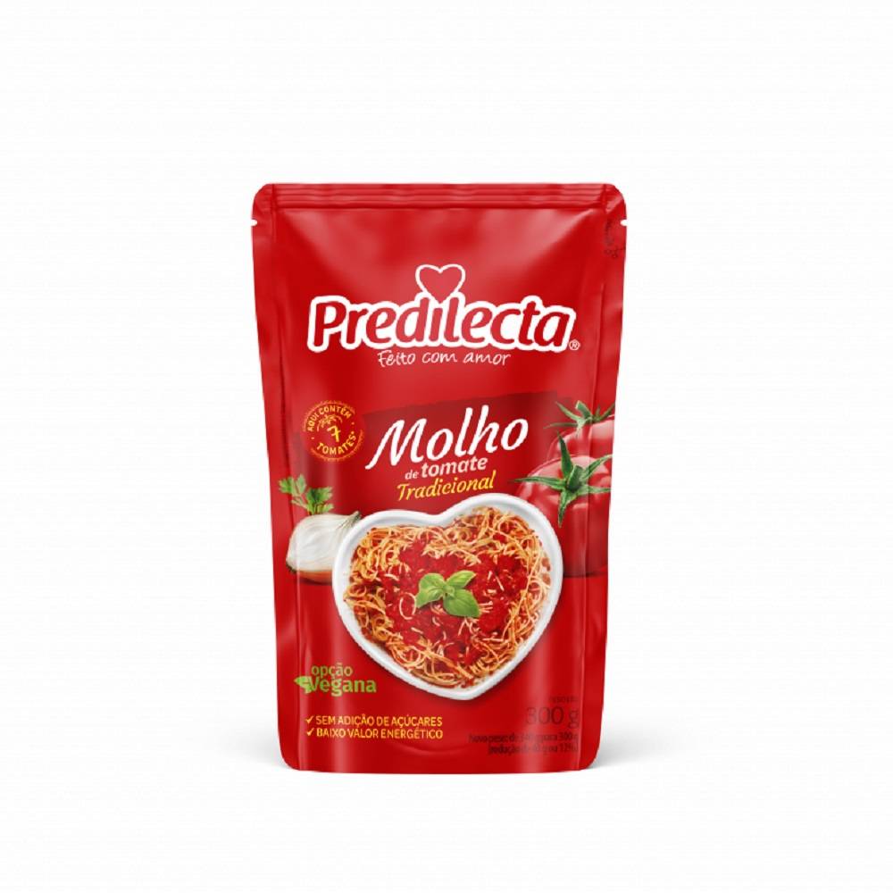 Predilecta molho de tomate tradicional (300 g)