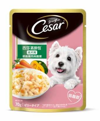 【西莎】蒸鮮包成犬低脂雞肉與蔬菜70g#20082161