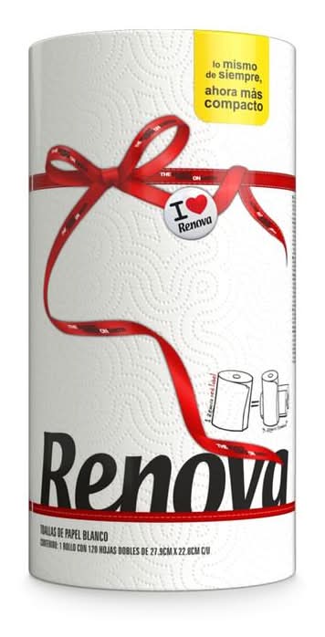 Renova · Toalla de papel blanca red label