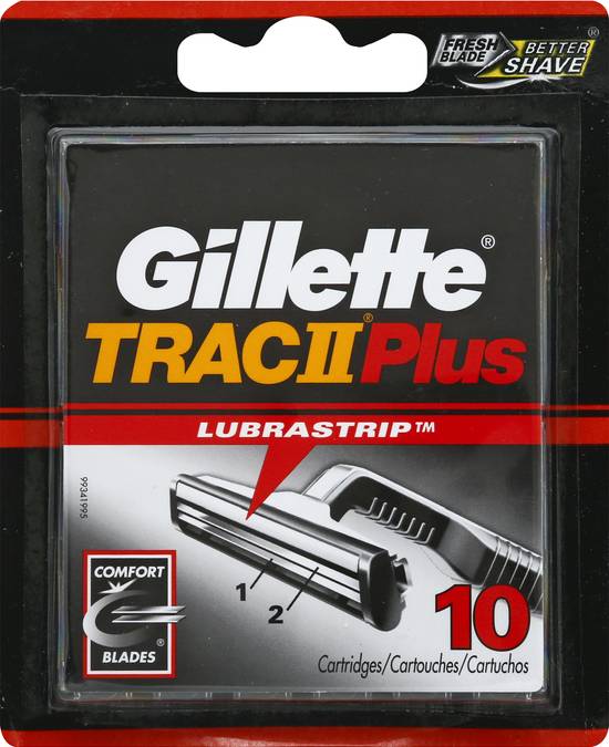 Gillette Trac Ii Plus Cartridges (10 ct)