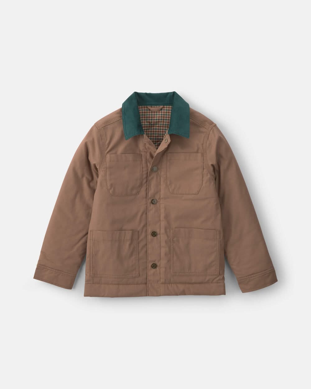 Boys Barn Utility Jacket - Brown - 5