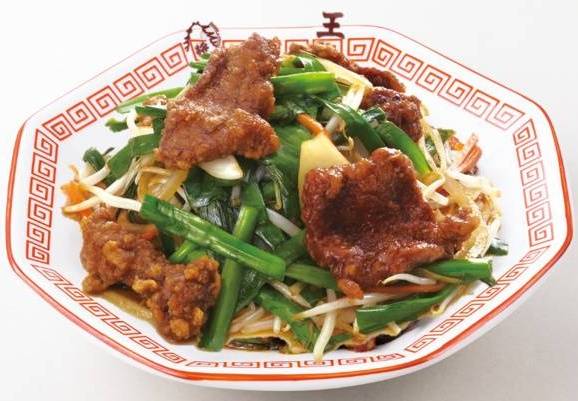 レバニラ炒め  Stir-Fried Liver & Chinese Chives