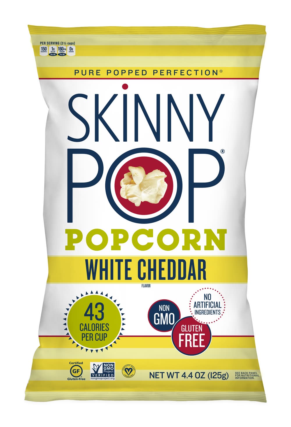 SkinnyPop White Cheddar Flavor Popcorn (4.4 oz)