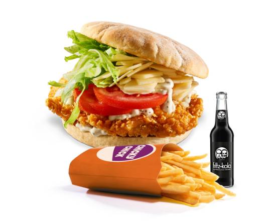 Chicky Caesars Burger-Menü