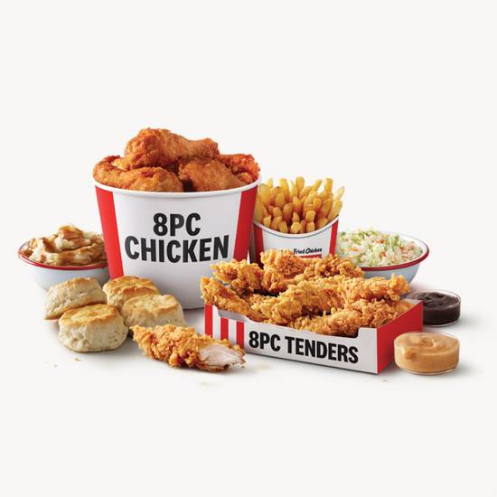 8pc Chicken + 8pc Tenders Fill Up