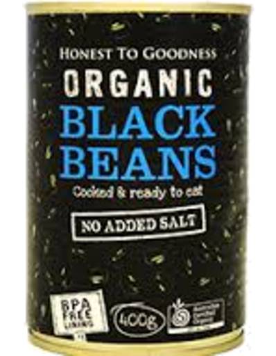 Honest To Goodness Organic Black Beans (400g)