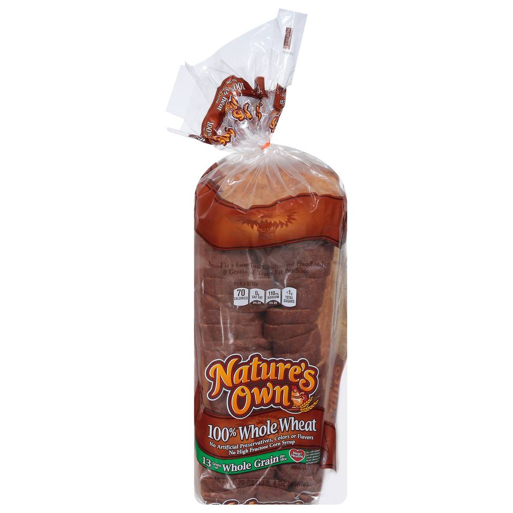 Nature's Own 100% Whole Wheat Bread (567 g)