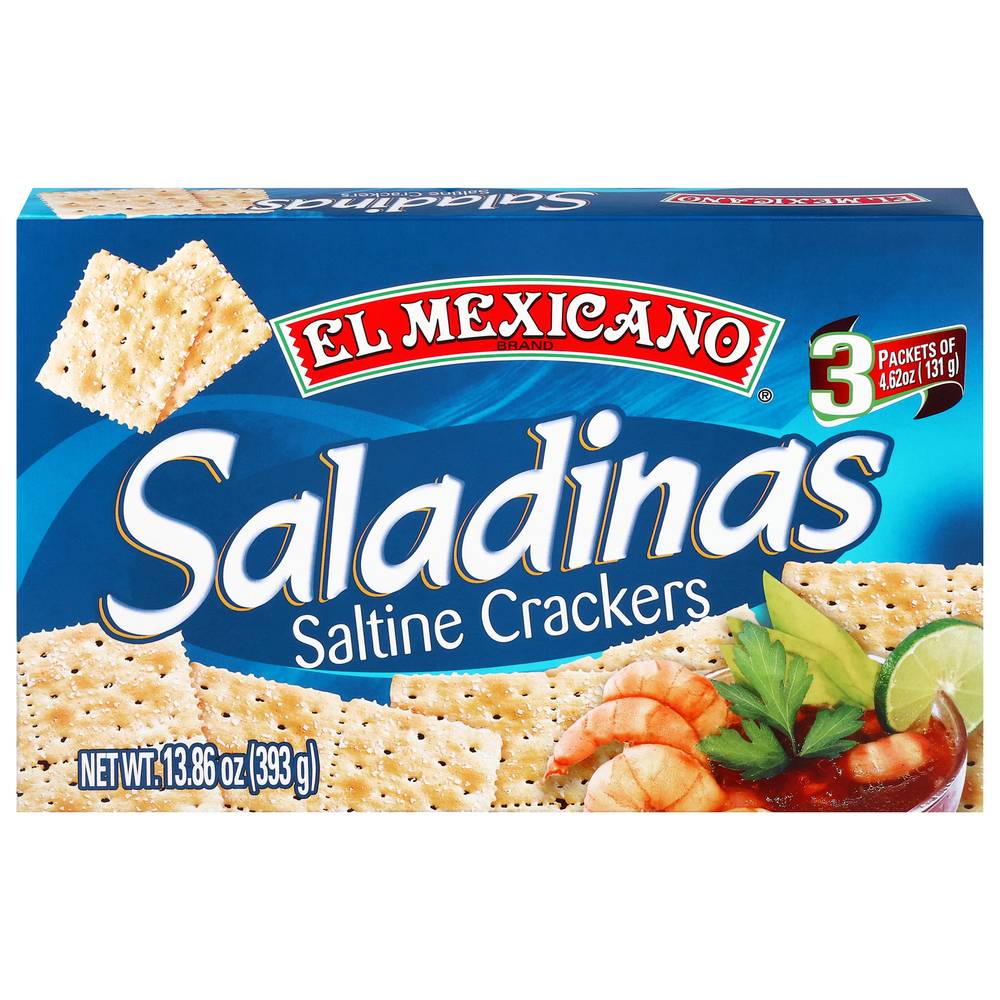 El Mexicano Saladinas Crackers, Salted (1 lbs)