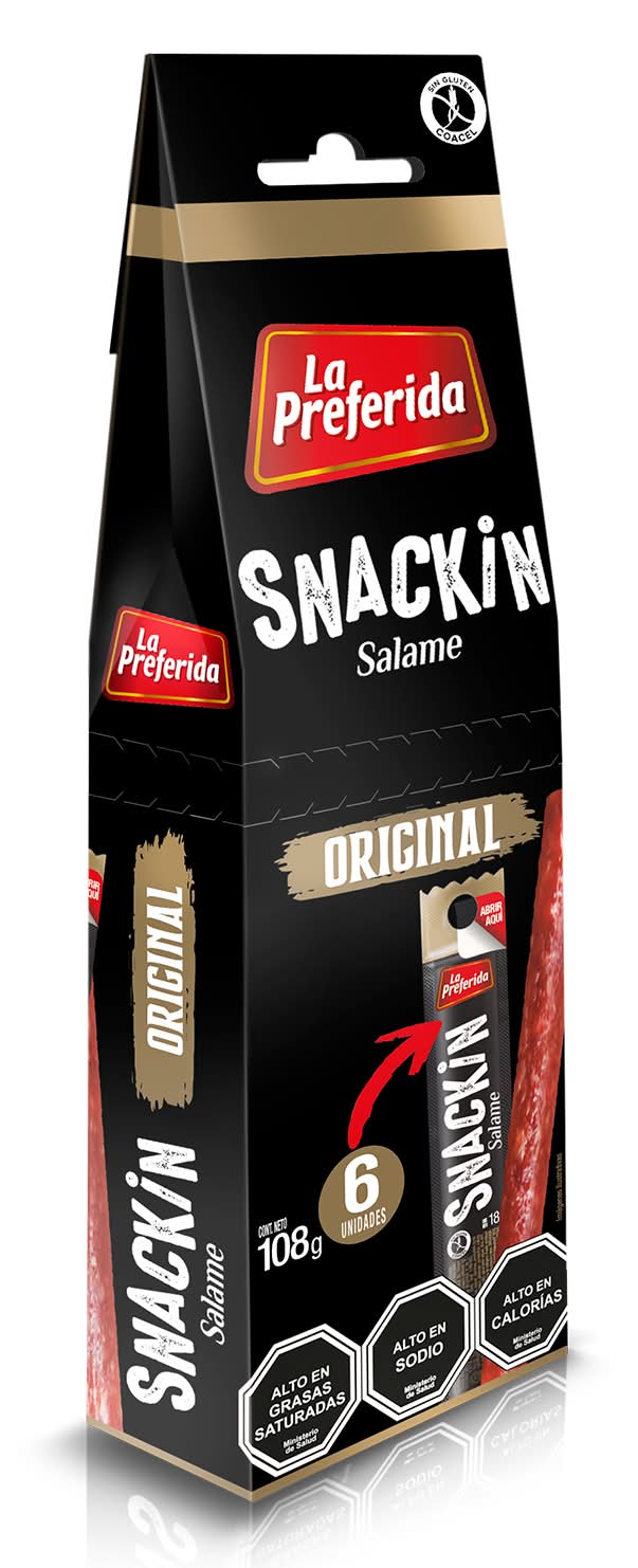 La Preferida · Snackin salame original (6 un)