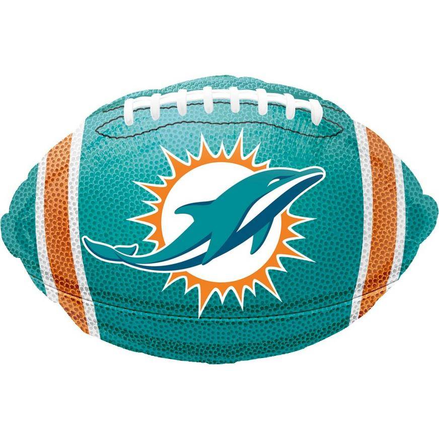 Uninflated Miami Dolphins Balloon - Football