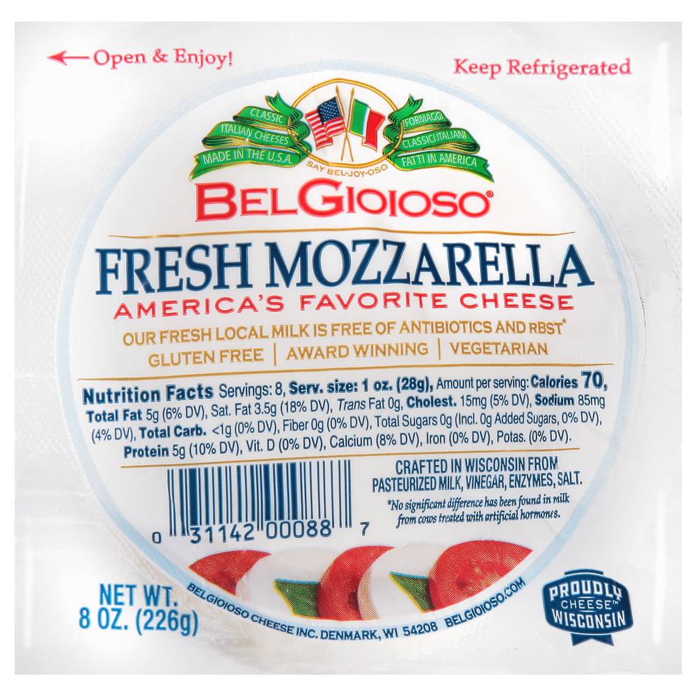 Belgioioso Fresh Mozzarella Cheese