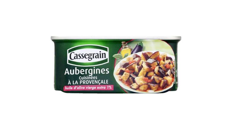Cassegrain Aubergines cuisinées à la provençale La boîte de 185g