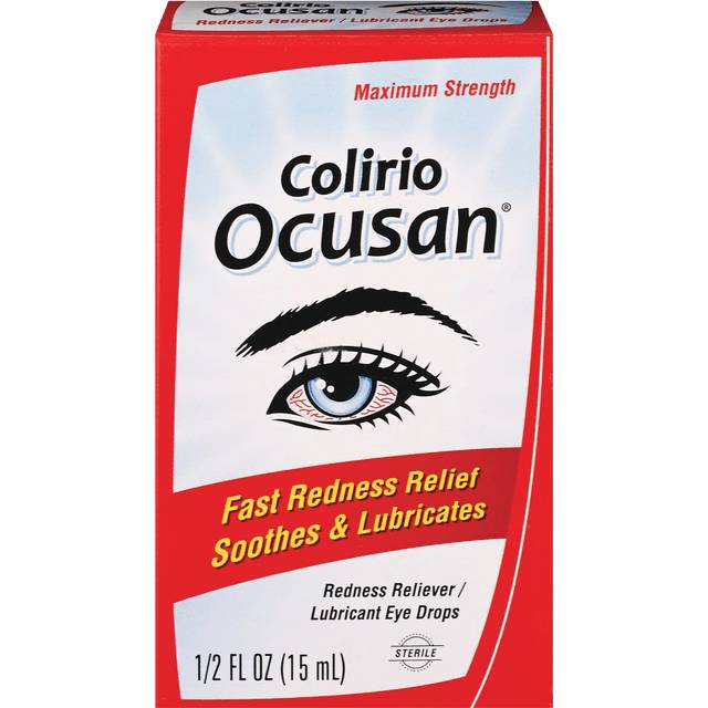 Colirio Ocusan Extra Lubricant Redness Reliever Eye Drops