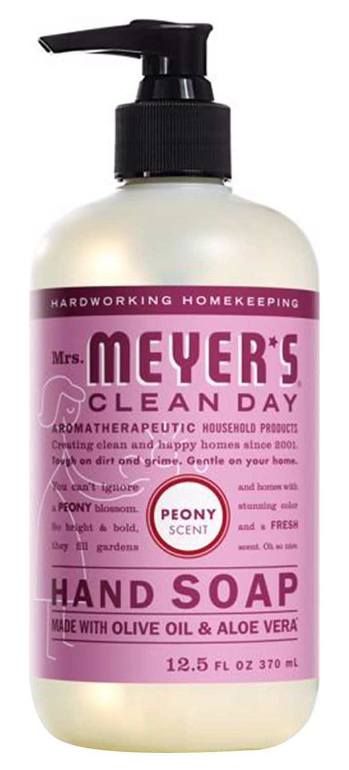 Mrs. Meyer'S Clean Day Peony Scent Liquid Hand Soap 12.5 Oz
