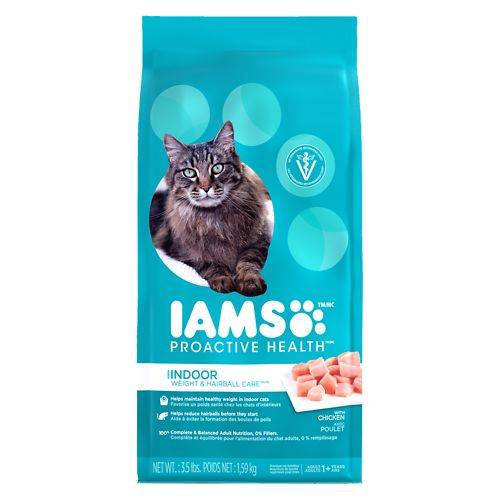 Iams ProActive Health Cat Food Indoor Weight Control & Herbal Care - 56.0 oz