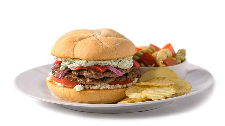 Mediterranean Lamb Burger