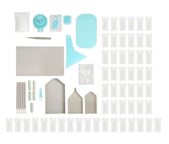 Make Market Diamond Art Tool Kit, Grey-Clear (20 ct) | Postmates