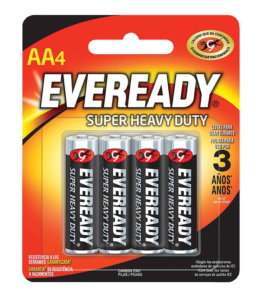 Eveready · Pilas aa (4 un)