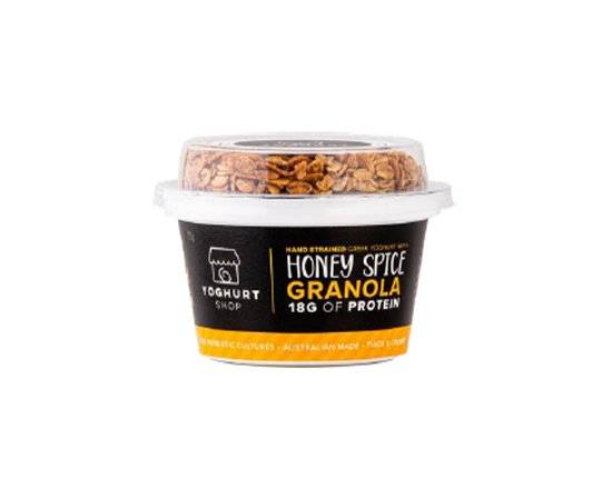 Honey Spice Granola Greek Yoghurt Pod The Yoghurt Shop 170g