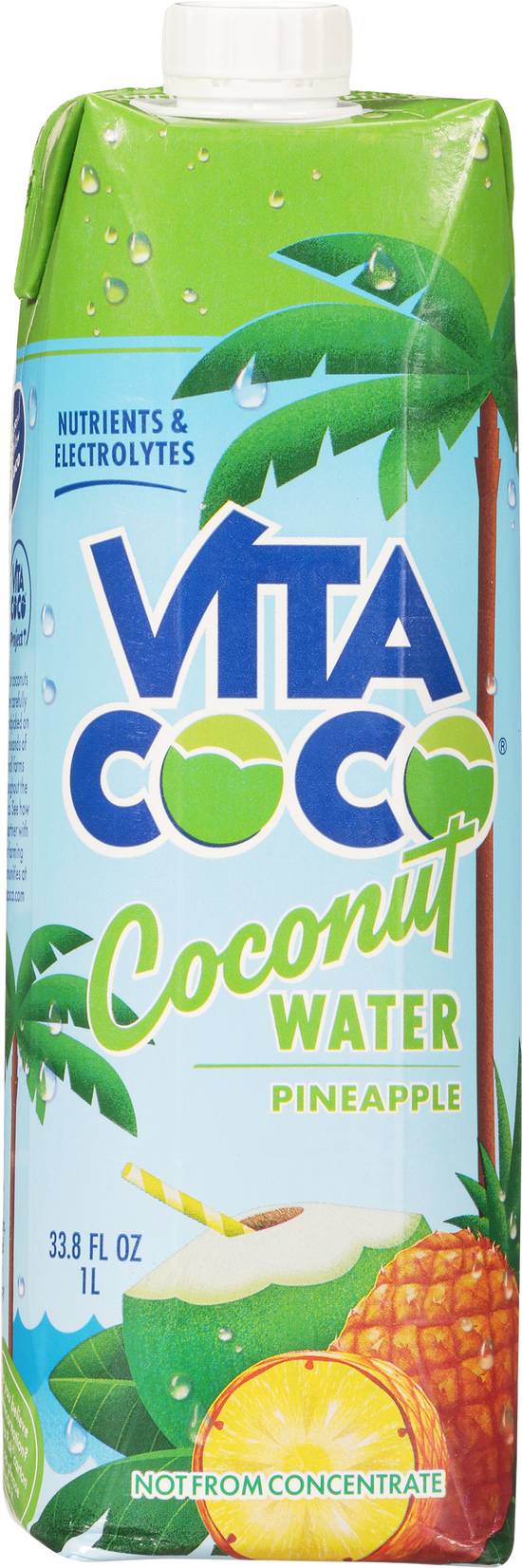 Vita Coco Pineapple Coconut Water (33.8 fl oz)
