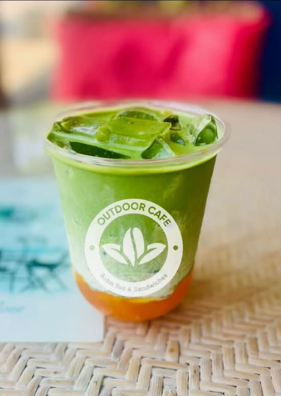 Mango Matcha Latte (Iced)