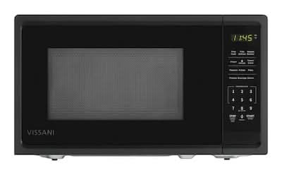 Vissani 0.7 Cu. Ft. 700-Watt Countertop Microwave In Black