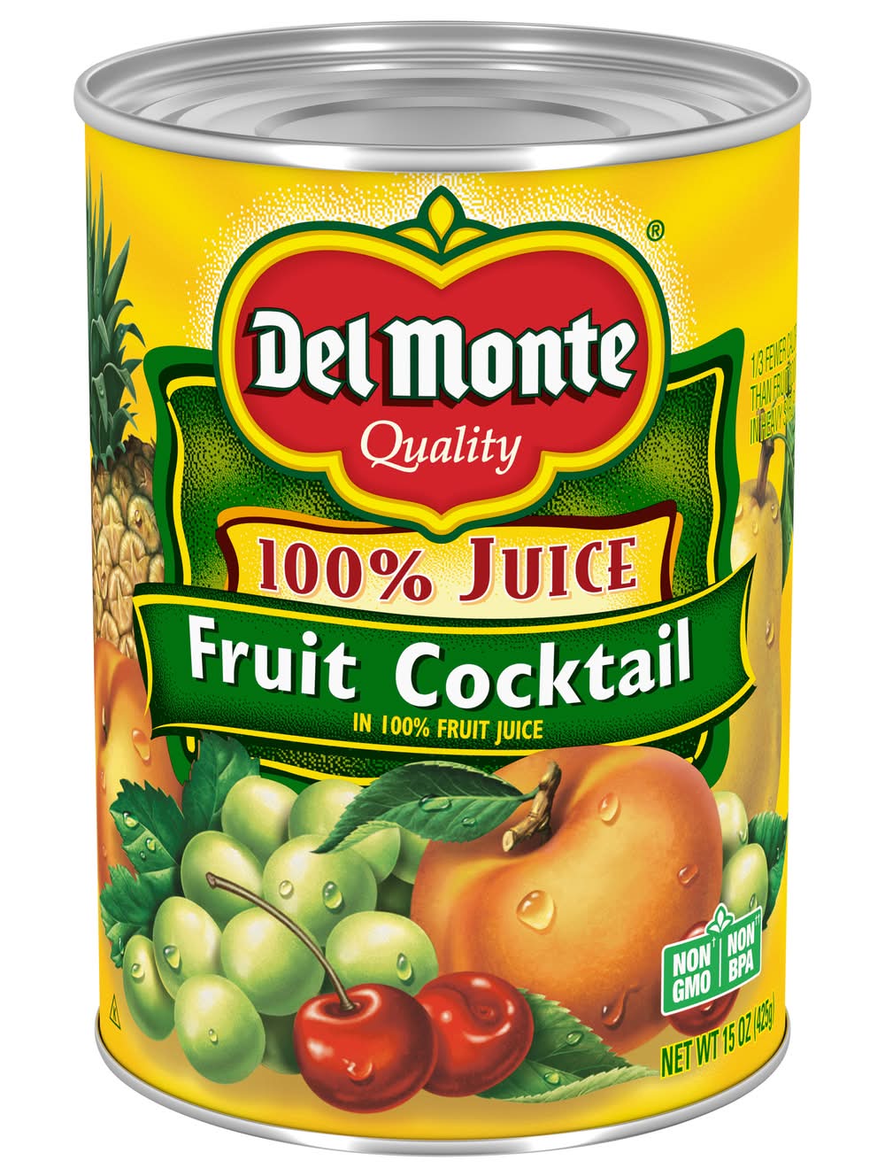 Del Monte 100% Juice Fruit Cocktail (15 oz)