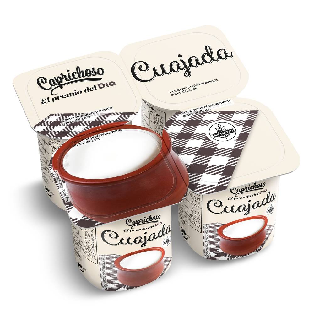 Cuajada Caprichoso Dia Pack 4 X 125 G