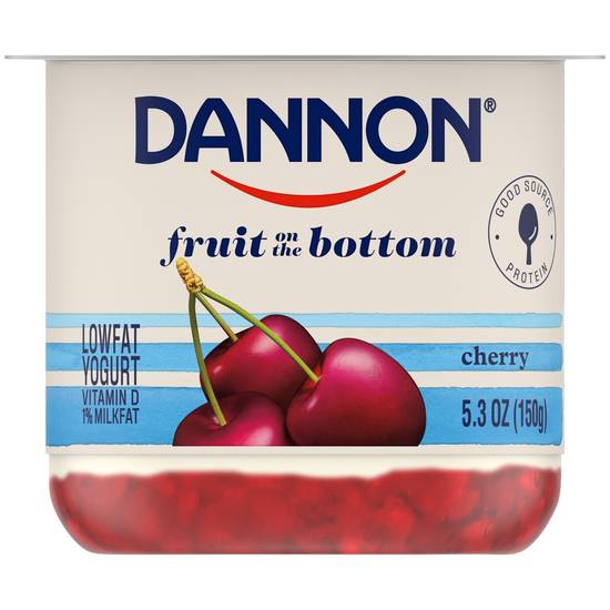 Dannon Fruit on the Bottom Cherry Lowfat Yogurt