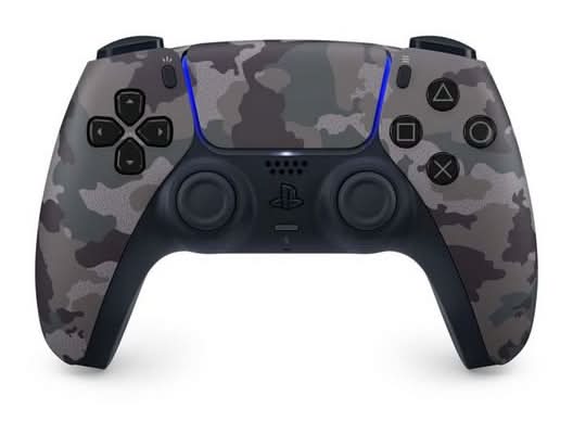 Sony Playstation Ps5 Dualsense Wireless Controller, Grey Camouflage