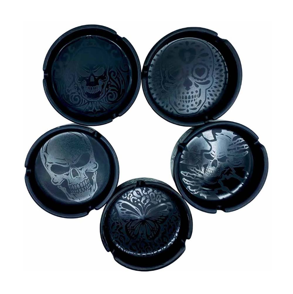Smokezilla Round Ceramic Ashtray - Assorted