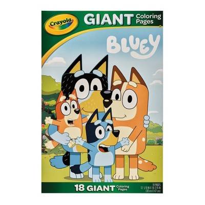 Crayola Kids Bluey Giant 18 Coloring Pages