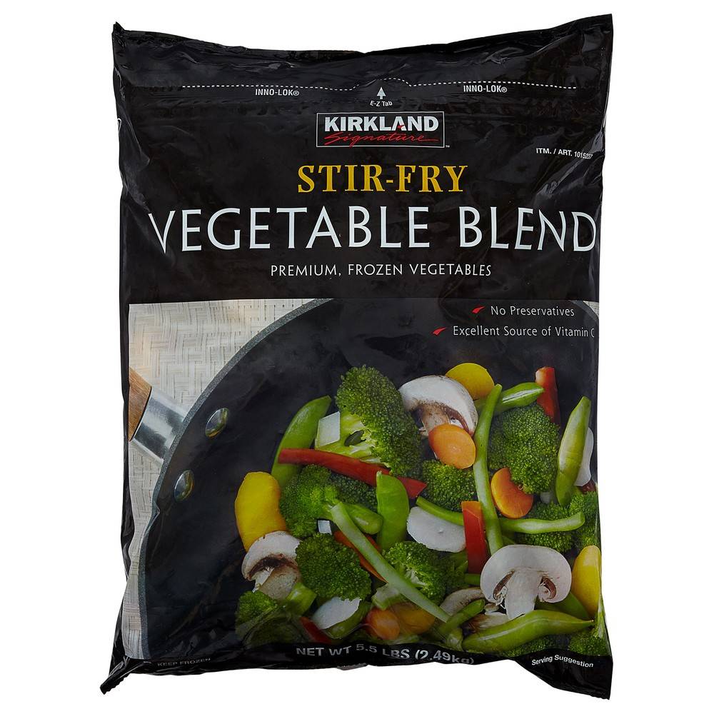 Kirkland Signature Stir Fry Premium Frozen Vegetable Blend (5.5 lbs)