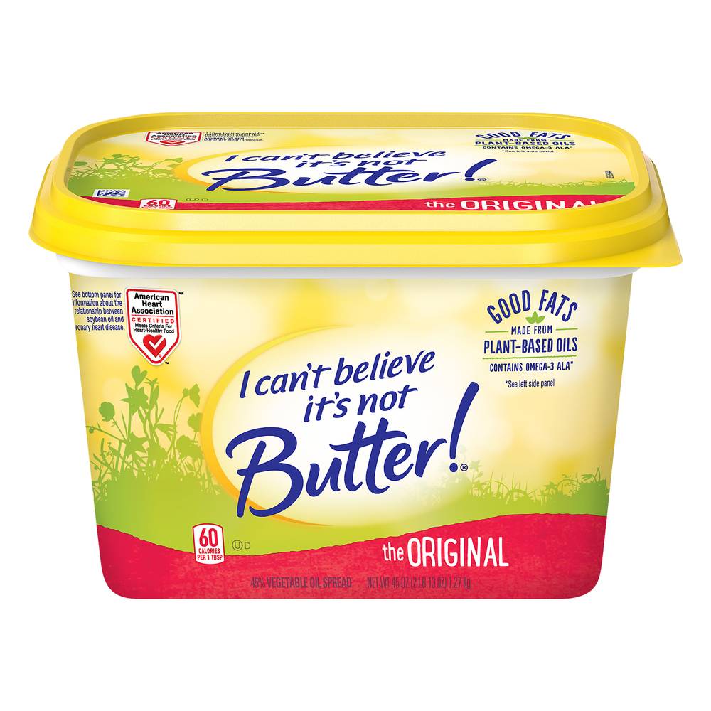 I Can't Believe It's Not Butter! the Original Vegetable Oil Spread