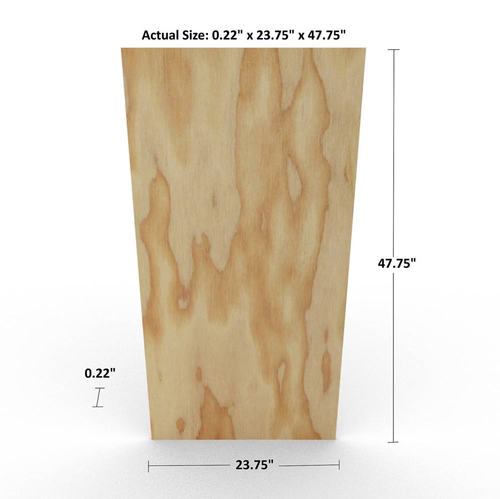 1/4-in x 2-ft x 4-ft Fir Sanded Plywood | 173249