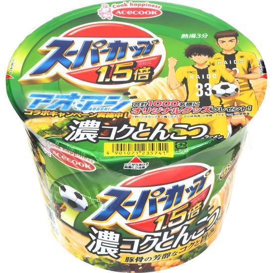 エースコック　スーパーカップ1.5倍　とんこつラーメン//111g