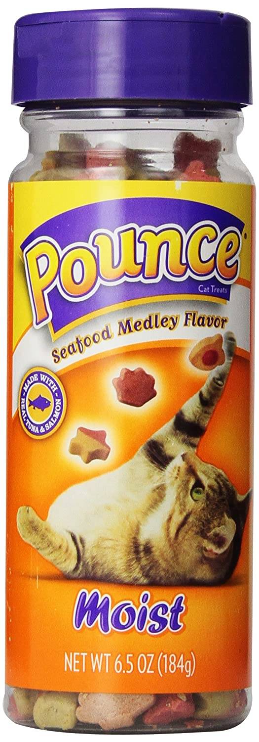 Pounce Cat Treats Moist Seafood Medley Flavor