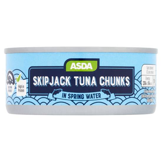 Asda Skipjack Tuna Chunks in Spring Water 145g
