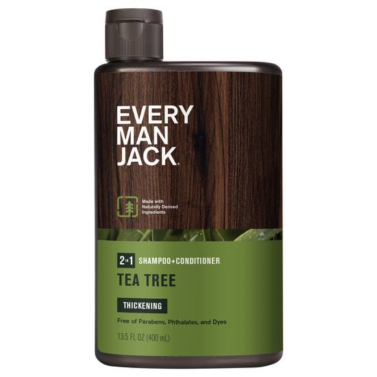 Every Man Jack Tea Tree Thickening Shampoo & Conditioner (13.5 oz)
