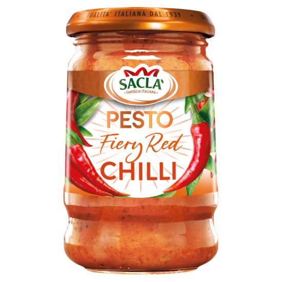 Saclà Pesto Fiery Red Chilli (190g)