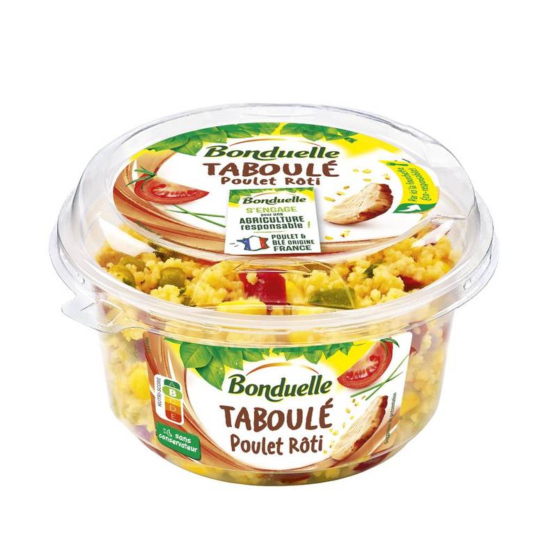 Salade taboulé au poulet rôti Bonduelle 180g