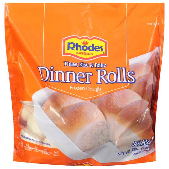 Rhodes Thaw Rise & Bake Yeast Dinner Roll (36 ct)