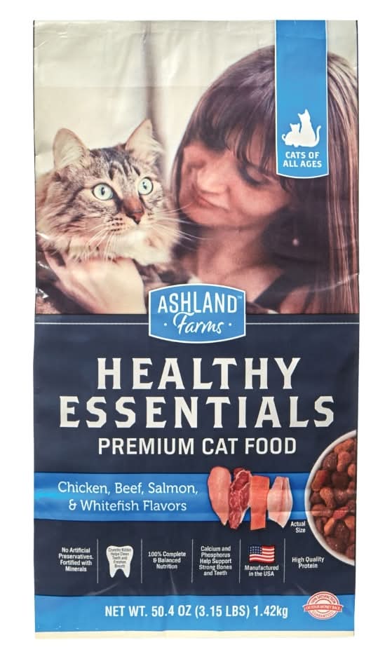 Ashland Healthy Essentials Premium Cat Food, Assorted (3.15 lbs)