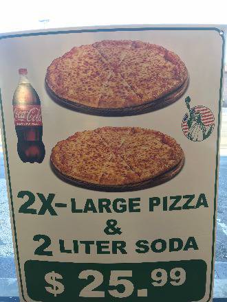 2 XL PIZZA PIES + 2 Liter Soda
