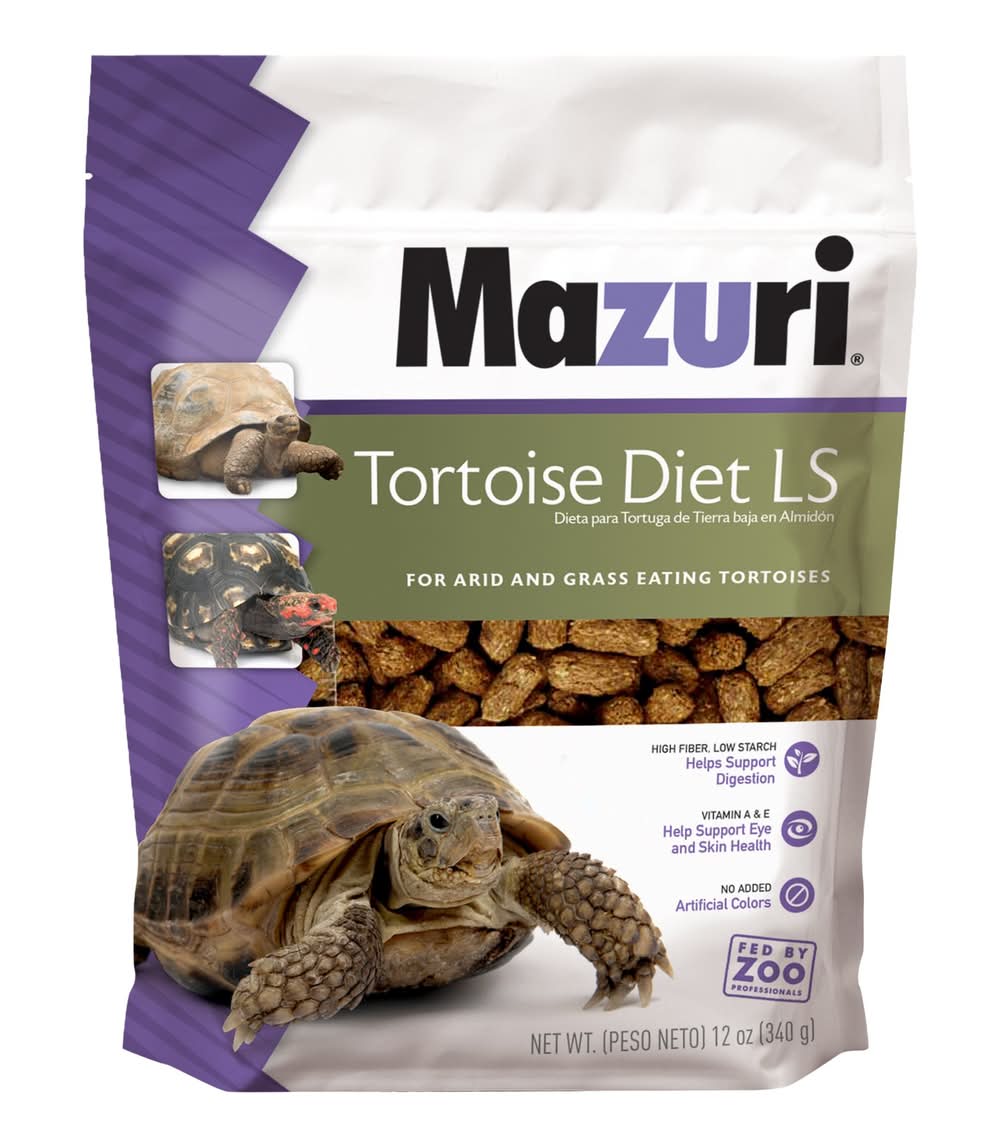 Mazuri Low Starch Tortoise Food - Low Starch Tortoise Diet - 12 oz-25 lb (Size: 12 Oz)