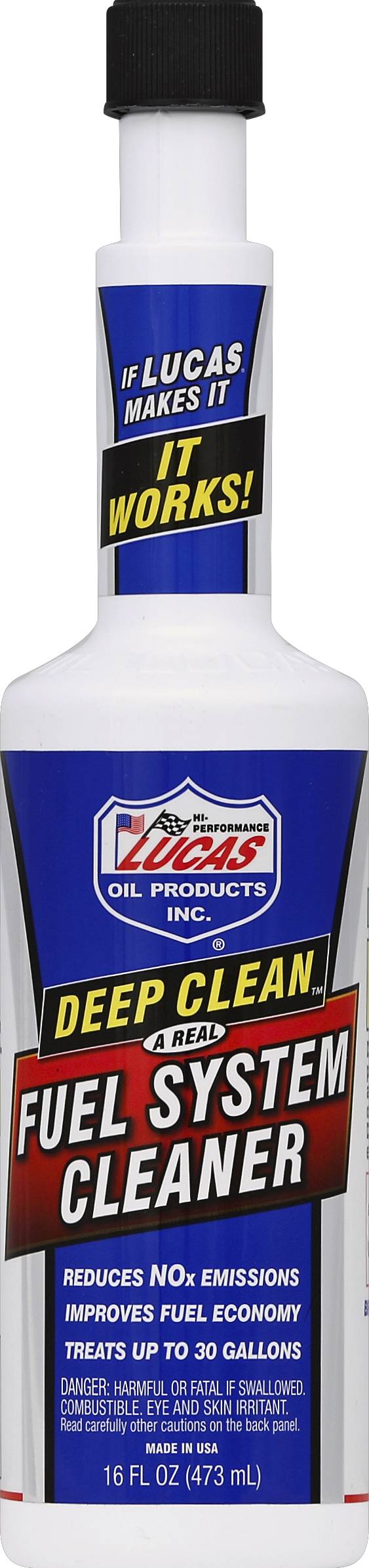 Lucas Oil Deep Clean Fuel System Cleaner (16 fl oz)