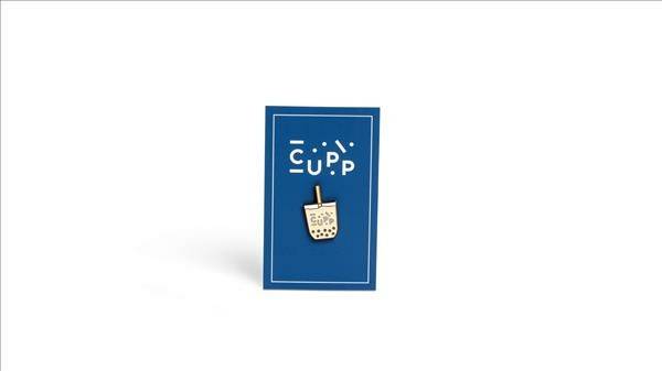 CUPP Enamel pin - Classic Milk Tea